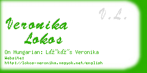 veronika lokos business card